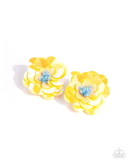 Floating Florals - Yellow