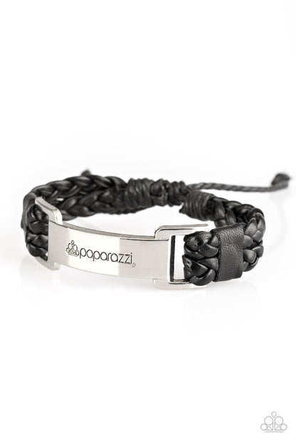 Paparazzi Logo Urban Bracelet - Black